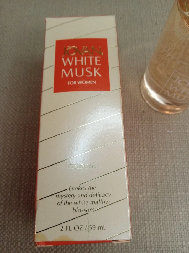 JOVAN WHITE MUSK FOR WOMEN COLOGNE 2 FL OZ 59 mL VINTAGE - Image 2 of 4