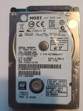 HGST/500GB/SATA/2.5"/Laptop/HDD/Hard Disk Drive/HTS545050A7E680/5400rpm