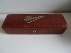 Ancienne Boite à Gants Bois et Cuir par FENOUX  Palais Royal Paris Napoléon III