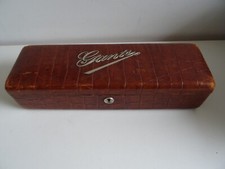 Ancienne Boite à Gants Bois et Cuir par FENOUX  Palais Royal Paris Napoléon III