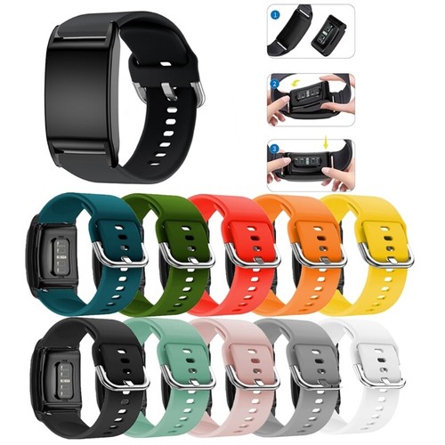 Breathable Athletic Silicone Straps Belt For Watch Antislip Wrist Band Bracelets - Picture 2 of 18