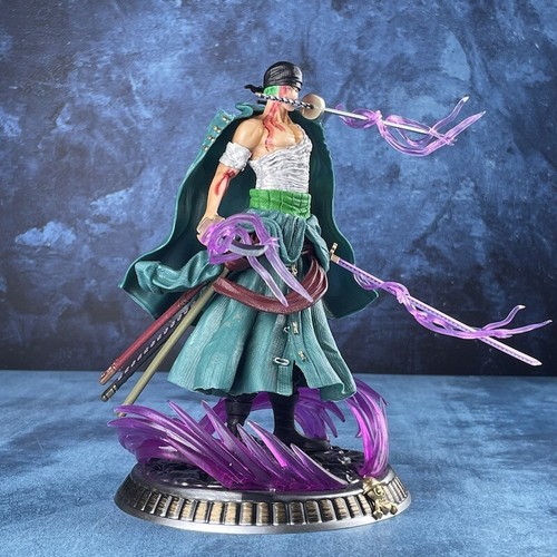 Action Figure One Piece Zoro Roronoa 3 Spade 21cm STATUA DA COLLEZIONE Anime - Foto 5 di 6