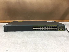 Cisco Catalyst 2960 Series WS-C2960-24TC-L V11 24-Port Switch w/RACK EARS -RESET