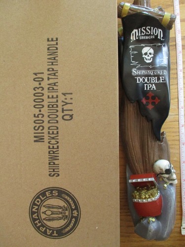 Bierzapfhahn Mission Schiffbruch Doppel IPA Griff Nagelneu in OVP - Bild 4 von 9