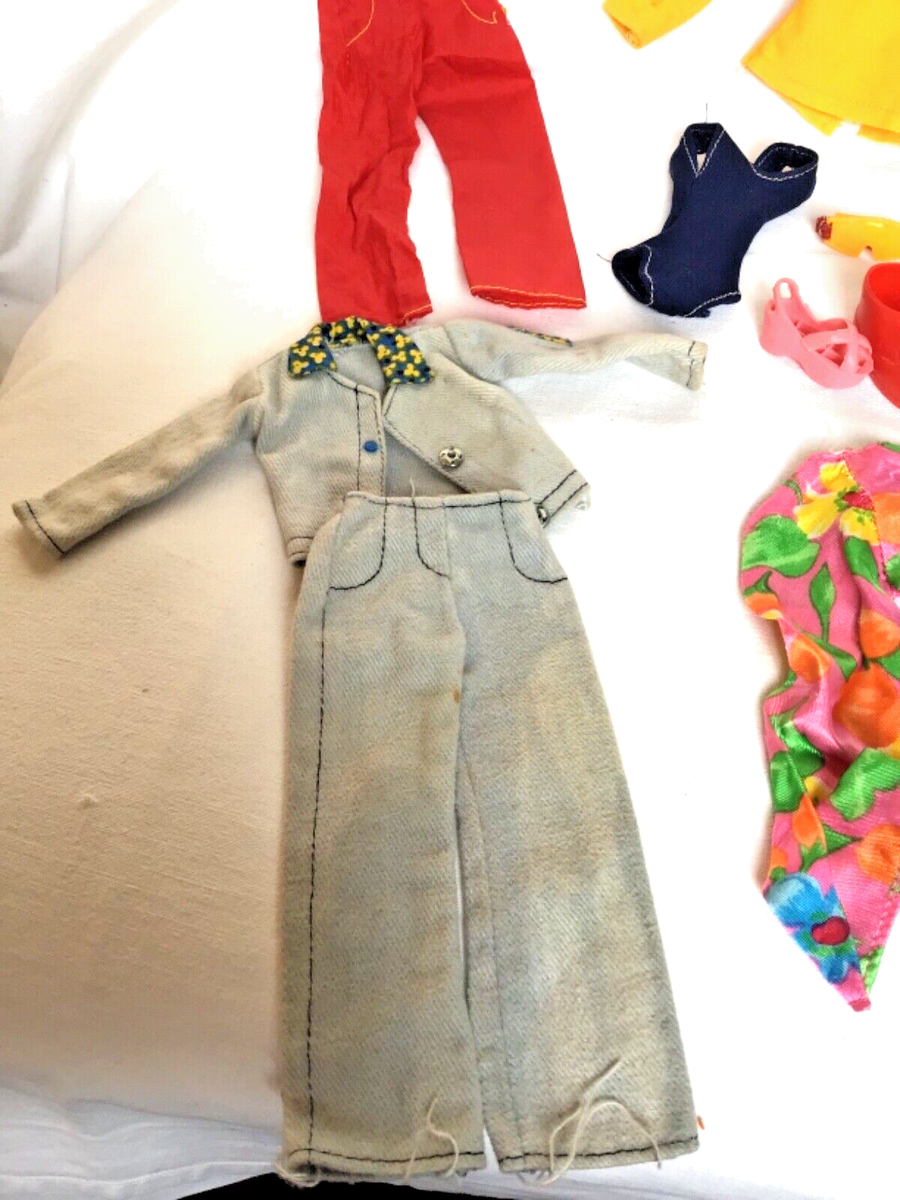 VETEMENTS DUSTY KENNER DOLL POUPEE MANNEQUIN OUTFITS VINTAGE 1974 ACCESSOIRE