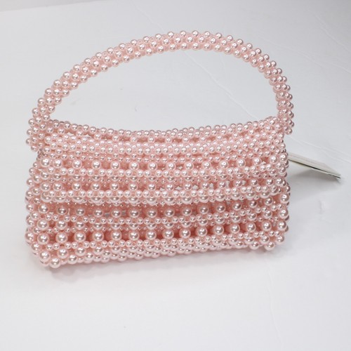 AQUA Borsa da donna rosa con perline al dettaglio $98 - Foto 3 di 11