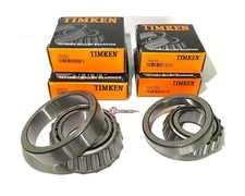 TIMKEN 25580 25520 14125A 14276 Bearing Replacement Set for 7000-lb Trailer A...