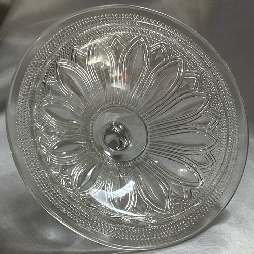Vtg Candy Jar Replacement Lid Parts Clear Glass. READ - Picture 5 of 12