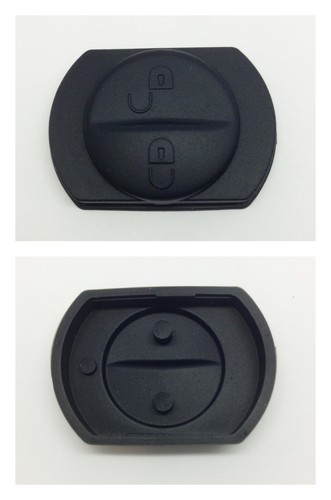 2Tasten Pulsante IN Gomma per Smart Auto Chiave 454 Forfour + 2x Mahon Taster - Picture 2 of 2