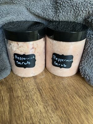 homemade peppermint scrub