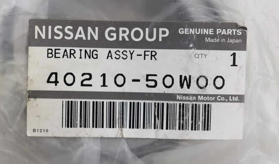 NUEVO OEM Cojinete de rueda delantera interior 4021050W00 para Nissan 83-04 Infiniti QX4 97-99 Foto 2 de 4