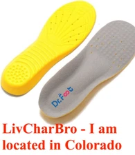 Shoe Insoles Women's 6-10 / Men 5-8 Arch Support Cushion Orthotic Shock Absorb