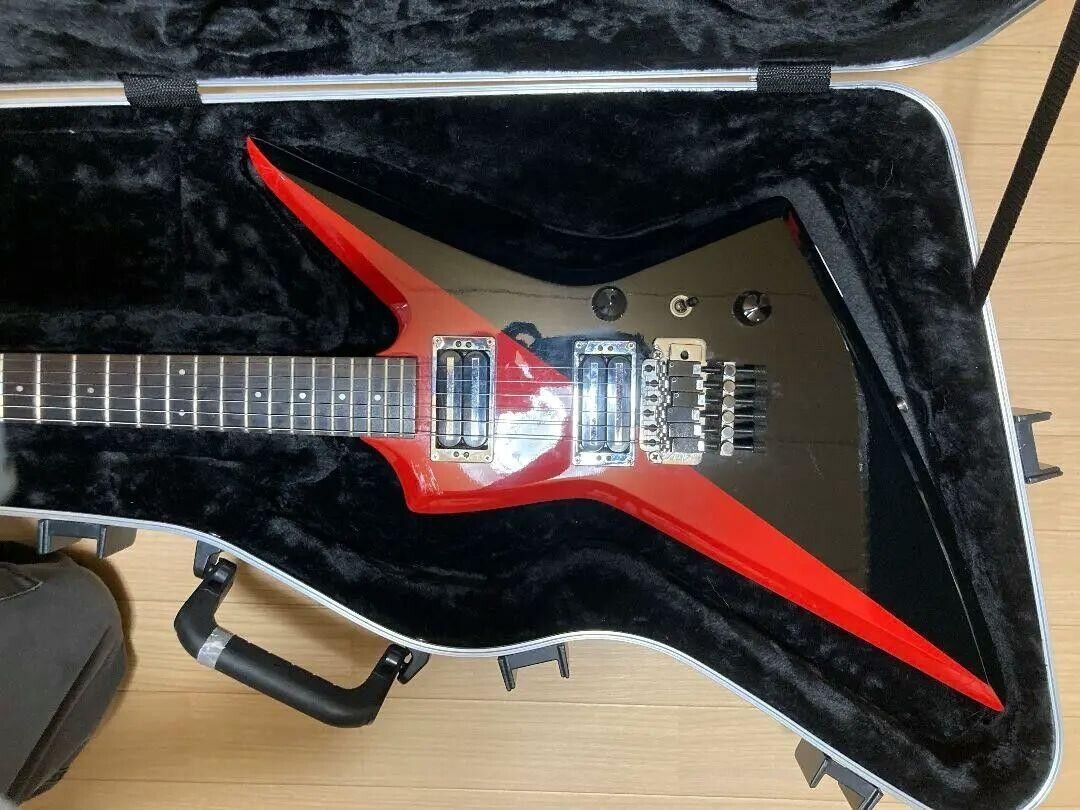 Aria Pro II ZZ DELUXE Black/Red Electric Guitar From JAPAN Aria Pro II ZZ DELUXE Black/Red Electric Guitar From JAPAN