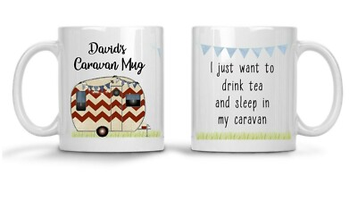 dads caravan mug