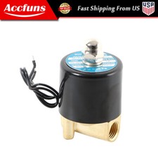1/4'' 12v Solenoid Valve Air Water N/C Gas Oil Normally Closed DC DN8