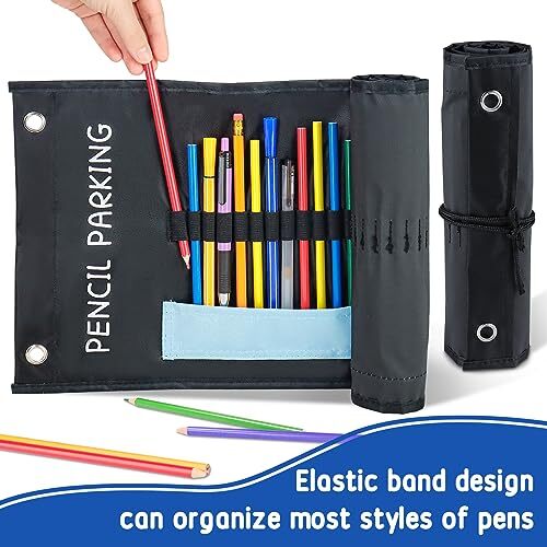 2 Pcs Pencil Pocket Chart Pencil Parking Pocket Chart Pencil Dispenser Organi... - Imagen 5 de 7