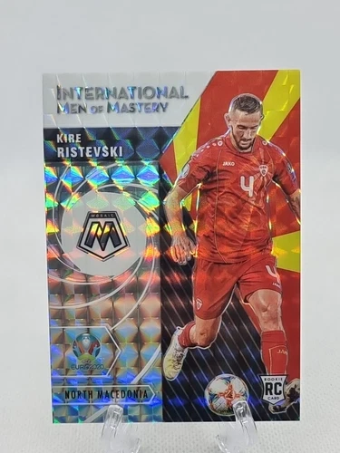 2021 Panini Mosaic UEFA Euro Soccer Kire Ristevski White 13/25 #13 North...