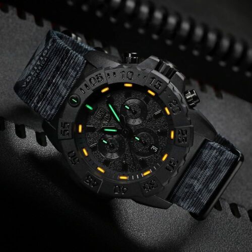 Luminox Men's 45mm Volition Navy Seal Black/Gray Camouflage Watch XS.3581.BO.VOL - Picture 5 of 5