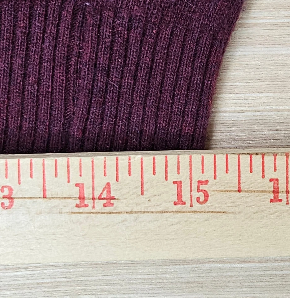 Suéter Emi Maglia para mujer talla L hecho en Italia mezcla de lana de cachemir granate púrpura Foto 4 de 4