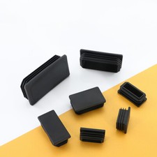 Blanking Plugs Box Section Square Plastic End Caps / Black/Tube Inserts