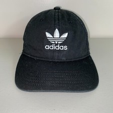 Adidas Trefoil Adjustable Strapback Hat Cap Black