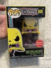 Funko Pop! Disney Jack Skellington #808 Black Light GameStop Exclusive New