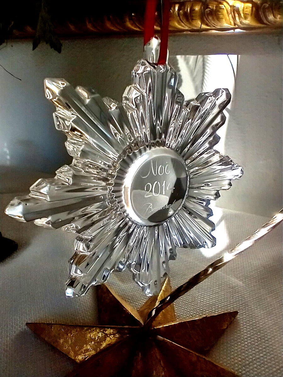 Baccarat クリスマスツリー オーナメント Noël 2010 2010 Noel Christmas Tree Baccarat Crystal Christmas Ornament