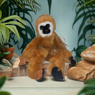 Vtg 2002 Advance Concepts  Hanging Gibbon Ape Monkey Plush Doll NOS HTF RARE 15 