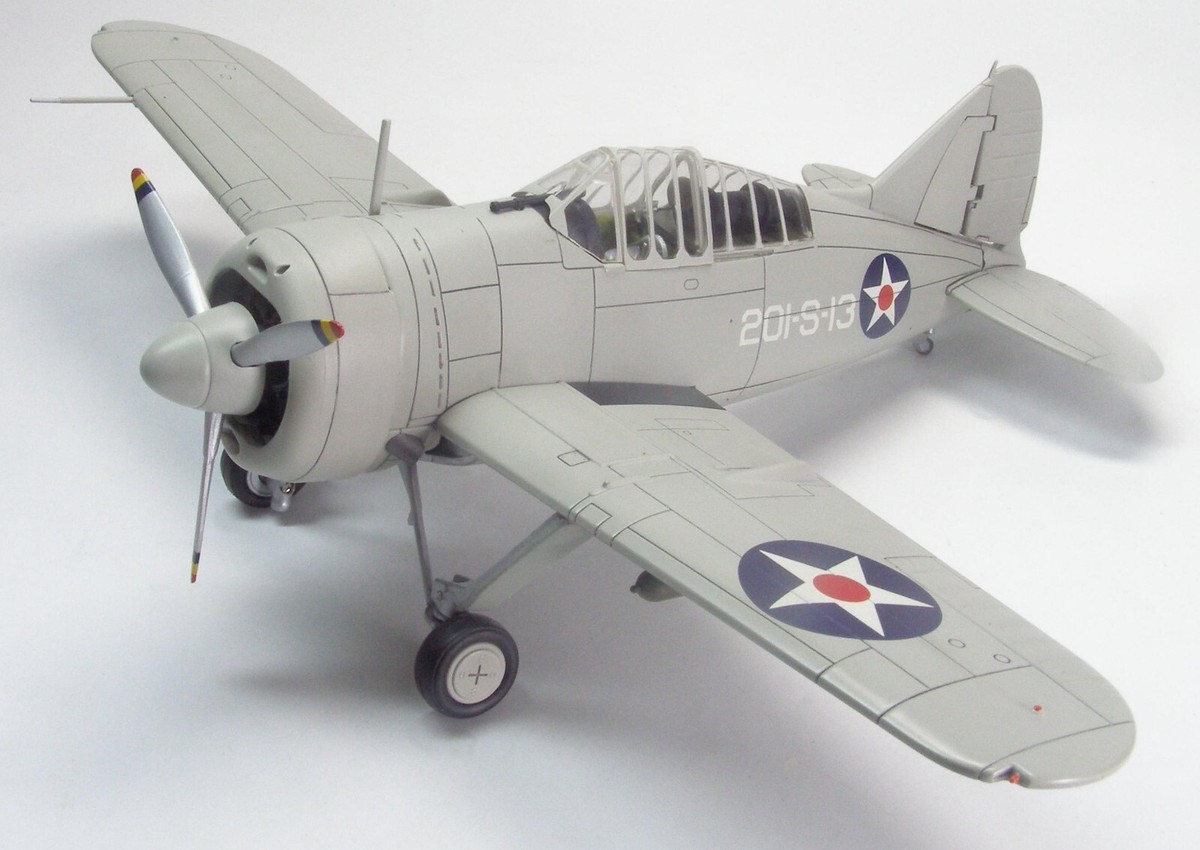 Hobby Master HA7003 1/48 Brewster F2a Buffalo USN Vs-201 USS