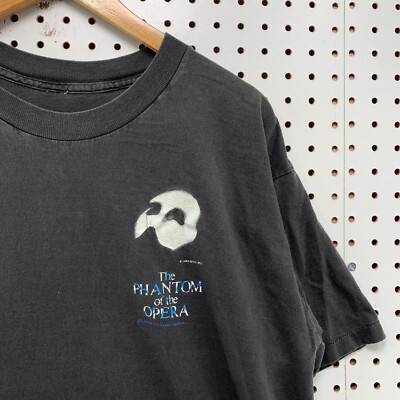 Vintage 90s Phantom Of The Opera Shirt Mens Large Black Single