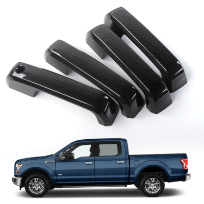 4pcs Exterior Car Door Handle Cover Trim Decor For Ford F150 2015-2019 Chrome 4pcs Exterior Car Door Handle Cover Trim Decor For Ford F150 2015-2019 Chrome