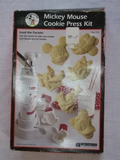 Vtg Vitantonio Disney Mickey Mouse Cookie Press Kit No 975,1994,Complete,Box rr