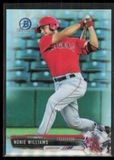 2017 Bowman Draft Chrome Refractor Nonie Williams Angels #BDC-153