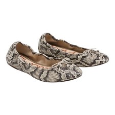 Sam Edelman Felicia Women's Ballet Flats Leather Snake Print - New with Box