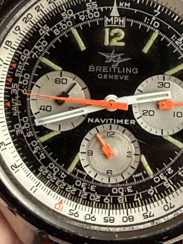 Vintage Rare Novelty Breitling Navitimer 806 19650s Or 1960s Dial Pilot Watch - Picture 16 of 24