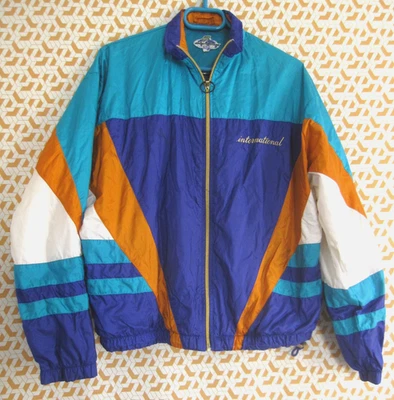 Veste Nike International Toile 90'S Toile Nylon Festival Vintage Jacket - S - Photo 1/4