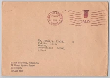 Hemel Hempstead, Hertfordshire — Metered Paid Cover to Weston CT, — 1976