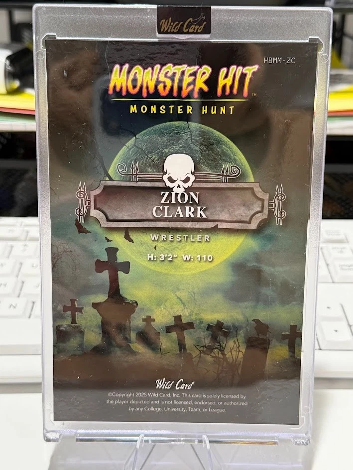 Comodín embrujado 2025 - Zion Clark 1/1 JUMBO Monster Hit Scream Máscara Lámina ☄️💥 Foto 2 de 2