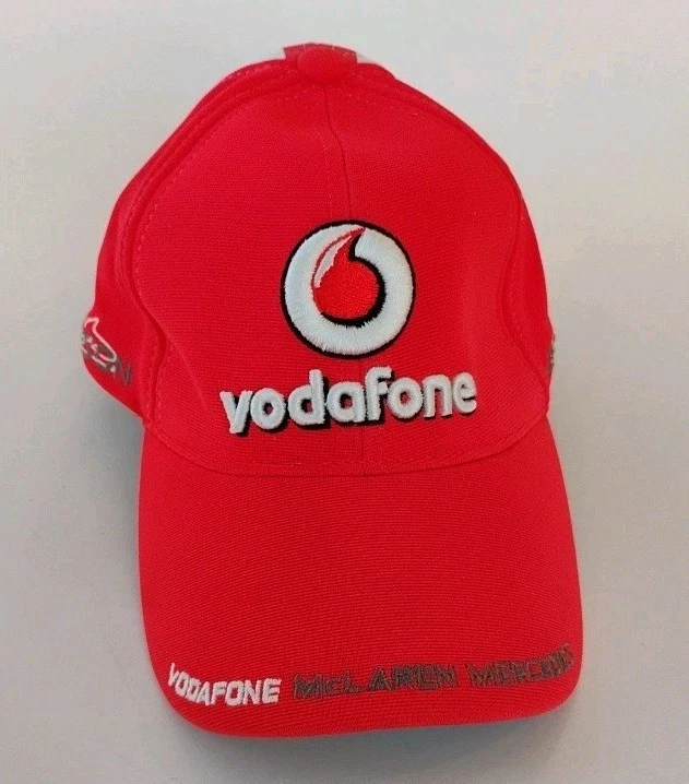 Vintage MERCEDES Vodafone Hat Cap McLaren Lewis Hamilton
