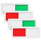 4 Pcs Door Signs Acrylic Vacant Occupied Slide Indicator for Office Bathroom
