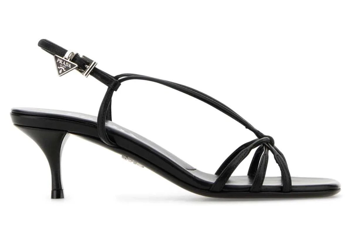 靴 PRADA Leather Strap Heels 36 1/2 PRADA Strappy Heels for Women for sale | eBay