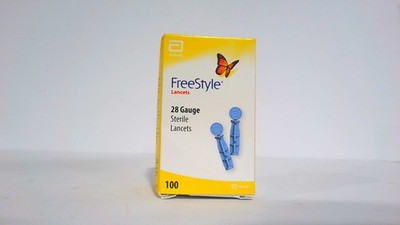 Freestyle 28 Gauge Sterile Lancets - Pack of 100 03/28
