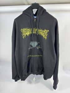 トップス Vetements 17aw split zip up hoodie Vetements 17aw split zip up hoodie