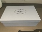 Prada Milano AUTHENTIC Light Blue Empty Shoe Box w/ tissue & Bags 13X 8X4.5
