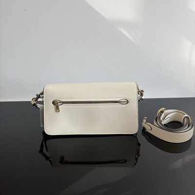 Coach CCX04 Tabby Shoulder Bag 26 Natural Grain Leather Chalk