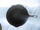 Antique Pre-Wagner Arc Logo "Sydney" No. 9 Nickel Cast Iron Skillet w/Heat Ring