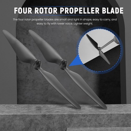 4Pcs For H501S X4 RC Quadcopter Propellers Blades 2CW/2CCW, Black B5W86192 - Picture 5 of 8