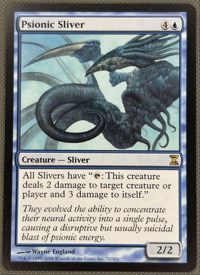 Psionic Sliver NM Time Spiral 2006 Expansion/Rare #72