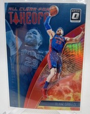 2018-19 Donruss Optic #11 Blake Griffin All Clear for Takeoff Red #/99