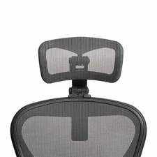 The Original Headrest for The Herman Miller Aeron Chair (Graphite, HW)